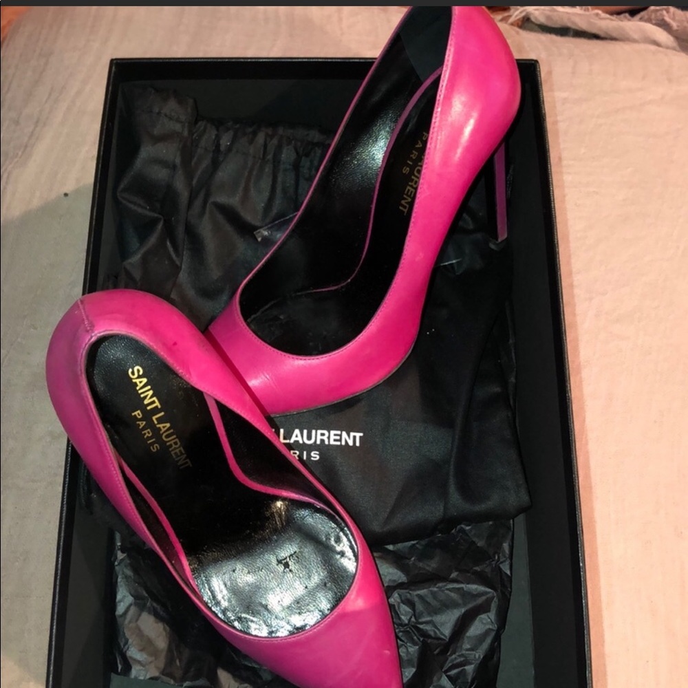 YSL Fuchsia Heels 👠 👠
